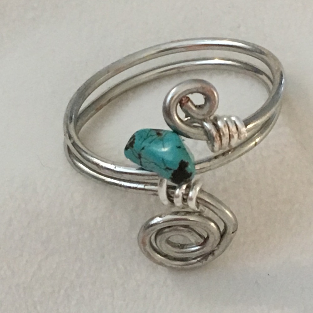 Handmade wire wrapped ring.๐ - Picture 1 of 8